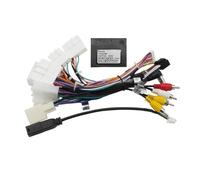 Faisceau de câbles audio de voiture 16 broches avec boîte Canbus compatible pour TOYOTA avec amplificateur JBL adaptateur de fil d'installation stéréo pour RAV4 2013-2015