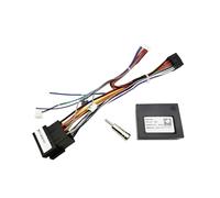 Faisceau de câbles autoradio CAN Bus Décodeur 16 broches vers connecteur ISO Adaptateur de câble Android pour voiture Compatible Pour Peugeot 206 307 Citroën Xsara