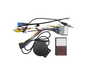 Faisceau de câbles d'autoradio 16 broches, adaptateur de boîtier Canbus, décodeur compatible avec Chevrolet Malibu XL Spark Beat/Daewoo Marti 2015-2019 GM-SS-04A