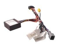 Faisceau de câbles d'autoradio Adaptateur de câble de Faisceau de câbles stéréo for autoradio Android 16 Broches, for Renault, Captur, Clio 2017, 2018, 2019, Dacia(with Canbus)