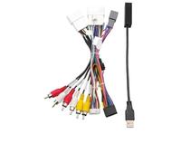 Faisceau De Câbles D'autoradio Pour Mitsubishi Pour Xpander Pour Pajero | Décodeur CANBus RP5-MT-002 Accessoires Auto(Only Cable-USB)