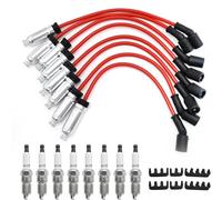 Faisceau de câbles de 8 mm et 8 bougies d'allumage 41-962 for Chevy Silverado 1500 GMC Sierra V8 accessories