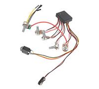 Faisceau de Câbles de Guitare électrique et Basse, Kit de Câblage de Circuit d'amplification à 3 étages, Accessoires de Performance
