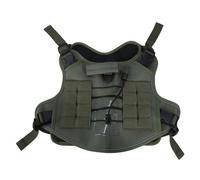 Faisceau de câbles d'extérieur efficace pour chien - Gilet tactique imperméable - Construction ergonomique - Équipement réfléchissant sûr pour grands chiens - Gilet réfléchissant pour grands chiens