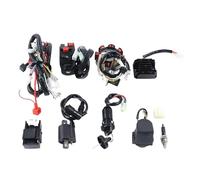 Faisceau de câbles électrique complet - Redresseur CDI moteur démarrage faisceau de câbles - Kit bougie d'allumage quad dirt bike dune buggy redresseur - Système d'allumage - Bobine stator électrique