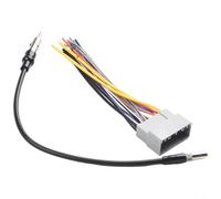 Faisceau de câbles et adaptateur d'antenne pour Chrysler pour radios Dodge, compatible avec les modèles y compris, chargeur et boussole