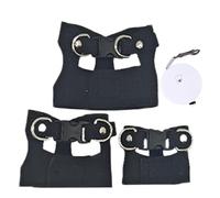 Faisceau de câbles et laisse, faisceau de câbles et corde de traction pour barbus | Laisse de traction barbue réglable | Confortable pour les sangles de reptiles et d'amphibiens pour geckos crestés