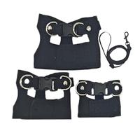 Faisceau de câbles et laisse, faisceau de câbles et corde de traction pour barbus - Laisse de traction barbue réglable - Confortable pour les reptiles et les amphibiens pour geckos crestés, lézards