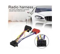Faisceau de câbles ISO pour autoradio Sony vers adaptateur de prise ISO pour lecteur de radio.