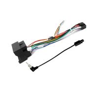 Faisceau de câbles Quadlock 16 broches vers connecteur, adaptateur de câble d'autoradio compatible avec Golf MK5 MK6 Jetta 6 Octavia MK1 MK2(With antenna adapter)