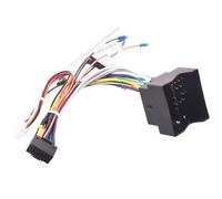 Faisceau de câbles Radio ZDPVK Adaptateur de câble de Faisceau de câbles d'autoradio Android 16 Broches, for VW, Golf, Skoda, Octavia MK1 MK2, Seat, Leon Quadlock(Cables)