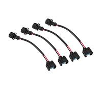 Faisceau de Conversion d'injecteur de Carburant, Faisceau de Câbles de Connecteur d'injecteur de Carburant 4 Pièces OBD1 à OBD2 pour Véhicule