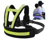 Faisceau de de sécurité pour les enfants STRAPE RÉGLABLE BESTIONNABLE ENFANT MOTORCYLE ENFANTS AVEC GRIPTIONS RIDE RÉDUCTIVE RÉDUCTIVE VILLIER VILLAGE avec boucle adaptée à 2-12 Green.