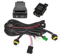 Faisceau de Faisceau de Faisceau de Feu Antibrouillard avec Relais et Interrupteur pour Toyota pour TACOMA pour 4RUNNER Highlander pour FJ Cruiser H11 H8 H9 880 Ampoules LED 67" 40A