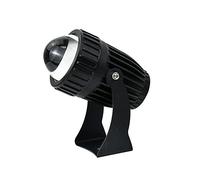 Faisceau lumineux extérieur, projecteurs 10 W, un faisceau de lumière en 6 couleurs, faisceaux longs imperméables à LED, projection de 10 m de distance, éclairage extérieur de centre commercial, appli
