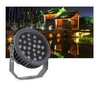 Faisceau Lumineux LED - Projecteur Rotatif, AC111-240 V, Lampe Ronde Décorative D'extérieur, Étanche IP65, Lumières D'arbre De Parc À 270 °, Pour Jardin, Pelouse, Cour, Villas, Chemin ( Color : RGB ,