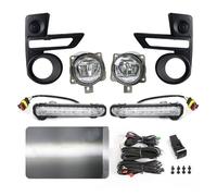 Faisceau Pour Toyota Pour Raize 2020 2021 2022 Accessoires Feux Brouillard À LED Feux De Jour DRL Conduite Lumière Du Jour Avec Couvercle D'interrupteur Fil Feux Antibrouillard(Led Fog DRL B)