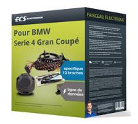 Faisceau spécifique au véhicule 13 broches pour BMW Serie 4 Gran Coupé, 21- ECS