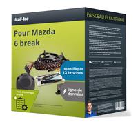 Faisceau spécifique au véhicule 13 broches pour MAZDA 6 coffre, GJ trail-tec TOP