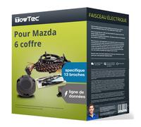 Faisceau spécifique au véhicule 13 broches pour MAZDA 6 coffre, GJ trail-tec TOP
