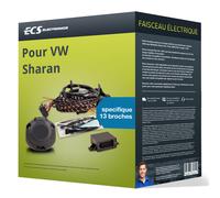 Faisceau spécifique au véhicule 13 broches pour SEAT Alhambra, 10- ECS TOP