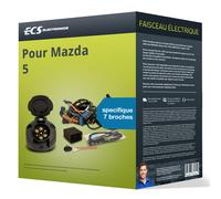 ECS MZ027BB Kit électrique, dispositif d'attelage
