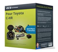 Faisceau spécifique au véhicule 7 broches pour TOYOTA C-HR, 10.2023 - ECS TOP