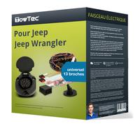 Faisceau universel 13 broches pour JEEP Jeep Wrangler, type JK TowTec NEUF
