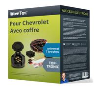 Faisceau universel 7 broches pour CHEVROLET Aveo coffre, 05-11 TowTec TOP