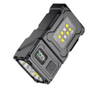 Faisceau utilitaire mains libres, lampe de poche à clip magnétique, 7,2 x 4,1 x 2,5 cm, lampe torche avec construction rechargeable par USB, lampe de poche, lampe de travail puissante avec style