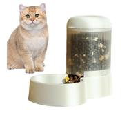 Faisceaux automatiques pour chat, mangeur automatique Cat Food Dry Aliments | Auto Food Feeder Alimentation de grande capacité Dispensateur de chats,Bol de petits chiens de Waterer pour animaux de com