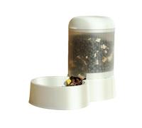 Faisceaux automatiques pour chat, mangeur automatique Cat Food Dry Aliments | Nourrir le distributeur de chats Faisseur de nourriture de grande capacité | Bol de chien lavable petit animal de compagni