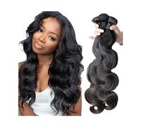Faisceaux de cheveux Bundles de vague corps couleur naturelle 1/3/4 Bundle cheveux brésiliens 100% d'extensions humains(14 14 14 14)