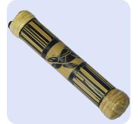 Faiseur de pluie Rainstick Rainmaker Bambou Percussion Rythme Tube de pluie Aborigène sculpté, 20 cm
