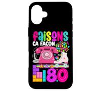 Faisons ça façon années 80 Vintage Quatre-Vingt rétro années Coque pour iPhone 16 Plus