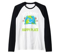 Faisons de la Terre Un Endroit Heureux Manche Raglan