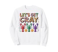 Faisons la fête des écrevisses avec Cray Mardi Gras Sweatshirt