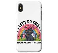 Faisons-Le Avant Que Mon anxiété ne se manifeste chez Funny Women Girl Coque pour iPhone X/XS