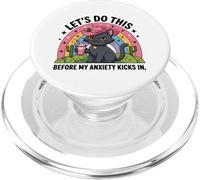 Faisons-Le Avant Que Mon anxiété ne se manifeste chez Funny Women Girl PopSockets PopGrip pour MagSafe