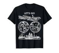 Faisons Le Tour du Monde l'art de Voyage Vintage façonne Mania T-Shirt