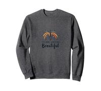 Faisons Quelque Chose de Beau - Inspiration Artistique Sweatshirt, Unisexe pour Adultes, Chiné Foncé, XXL