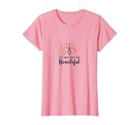 Faisons Quelque Chose de Beau - Inspiration Artistique T-Shirt, Femme, Rose, XL