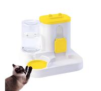 Faisseur d'animaux de compagnie de grande capacité - Dispensateur de chats et de distributeur d'eau | Station de nourriture et d'eau à l'épreuve 2 en 1 pour chats, chiens, chiots, chatons, lapin, à l'