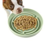 Faisseur de chien lent, mangeoire à bol lent pour chiens | Porte-aliments Silicone Maze Dog Bowl,Supplies anti-glissement anti-glissement, les jouets interactifs s'arrêtent pour les gros petits animau