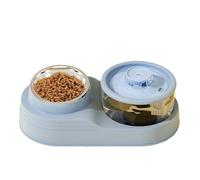 Faisseur de chiens automatique, mangeoire pour chats et distributeur d'eau, Station d'alimentation du chat, Conception silencieuse, support cervical inclinable, fournitures d'alimentation et d'arrosag