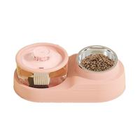 Faisseur de chiens automatique, mangeoire pour chats et distributeur d'eau, Station d'alimentation du chat, Soutien cervical inclinable, conception silencieuse, fournitures d'alimentation et d'arrosag