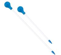Faisseur de Corail 1pair 22,4x1,2 Pouces de Long Pipette Coral Coral Seringe Syringe Facile à Utiliser et à Nettoyer Le Tube d'alimentation des Poissons pour Le Poisson Marin Reef Aquatic Plant, Fish