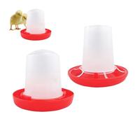 Faisseur d'eau de volaille - Système d'hydratation de recharge automatique | Conteneur à boire pour animaux de ferme, oiseaux d'arrière-cour, coopératives d'intérieur, poulets de grange, caille, canar