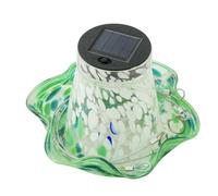 Faisseur d'oiseaux à colibris Solaire - Feeder en vitraux décoratifs | Les Fournitures d'alimentation des Oiseaux Sauvages pour la Jardin Jardin arrière-Cour et l'ornement de Fournitures