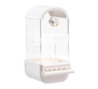 Faisseur d'oiseaux en Acrylique - Boîte d'aliments de Perruche, Pas de mangeoire en Cage à déversement | 4.41x3.27x6.85 Pouces Garde à l'oiseau Splash Greed Grain, Plateau de mangeoire à Oiseaux susp